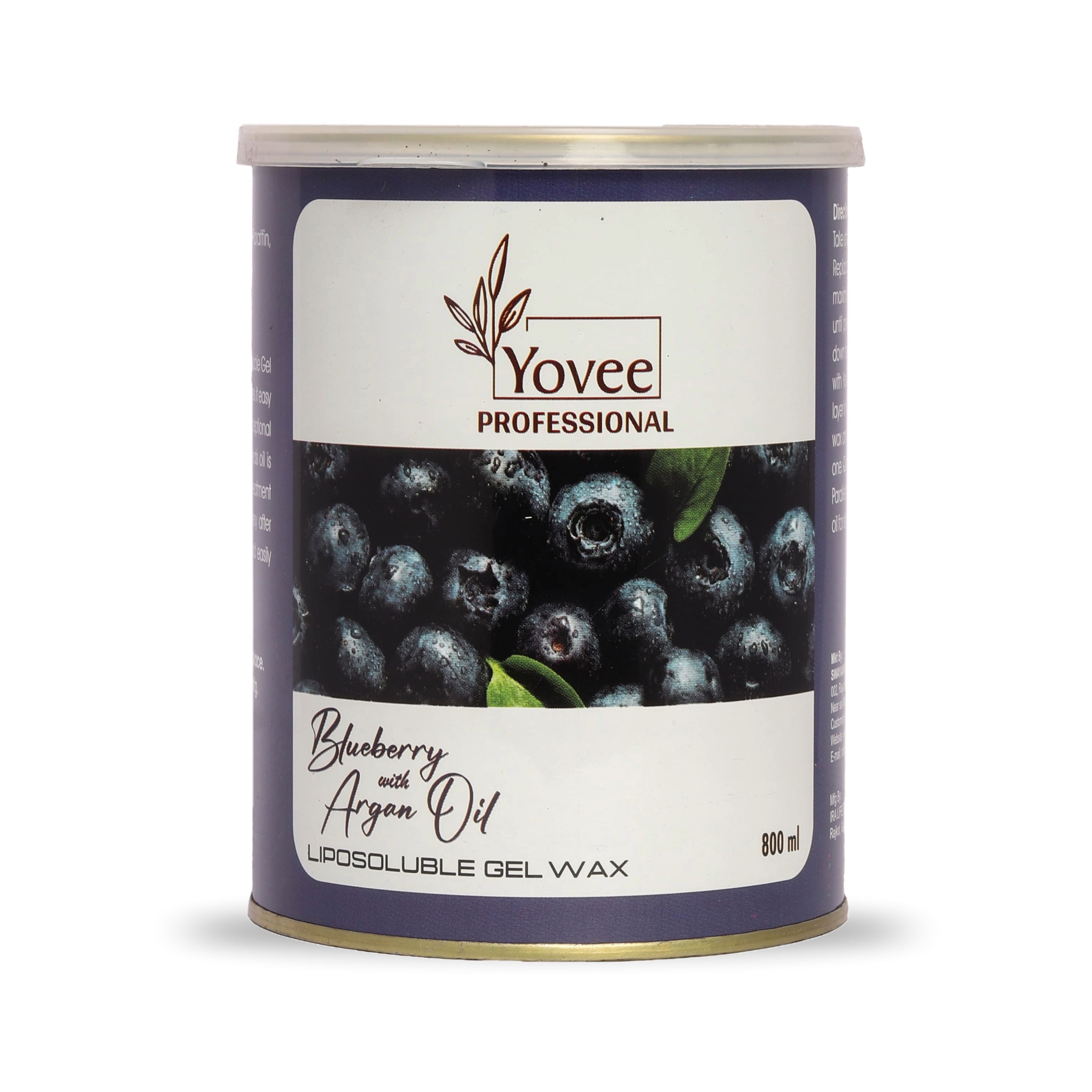BLUEBERRY WITH ARGAN OIL GEL LIPOSOLUBLE WAX